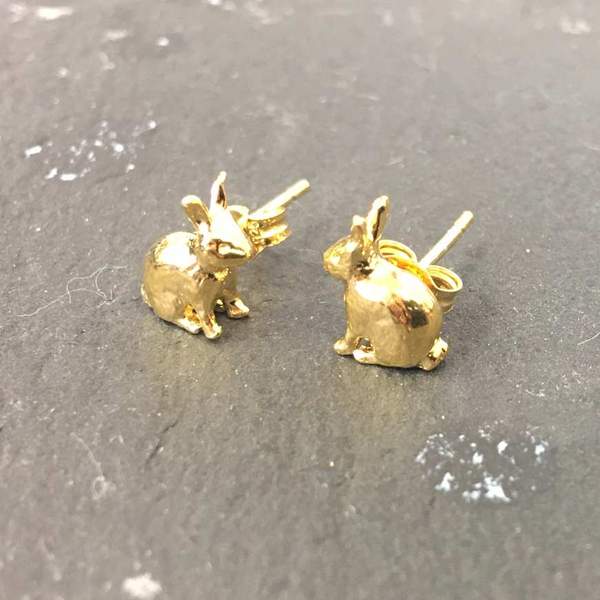 Sitting Bunny Earrings | Magpie Jewellery