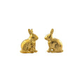 Sitting Bunny Earrings - Magpie Jewellery