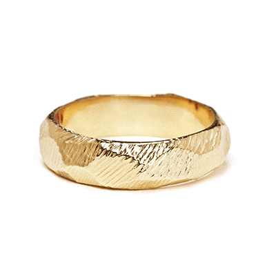 Timeless Gold Men's Band - Magpie Jewellery