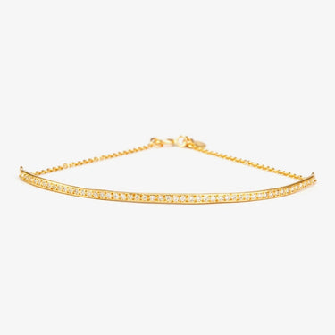 Linear Curve Diamond Bracelet | Magpie Jewellery