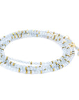 Aquamarine Wrap Bracelet - Magpie Jewellery