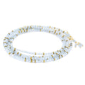 Aquamarine Wrap Bracelet - Magpie Jewellery