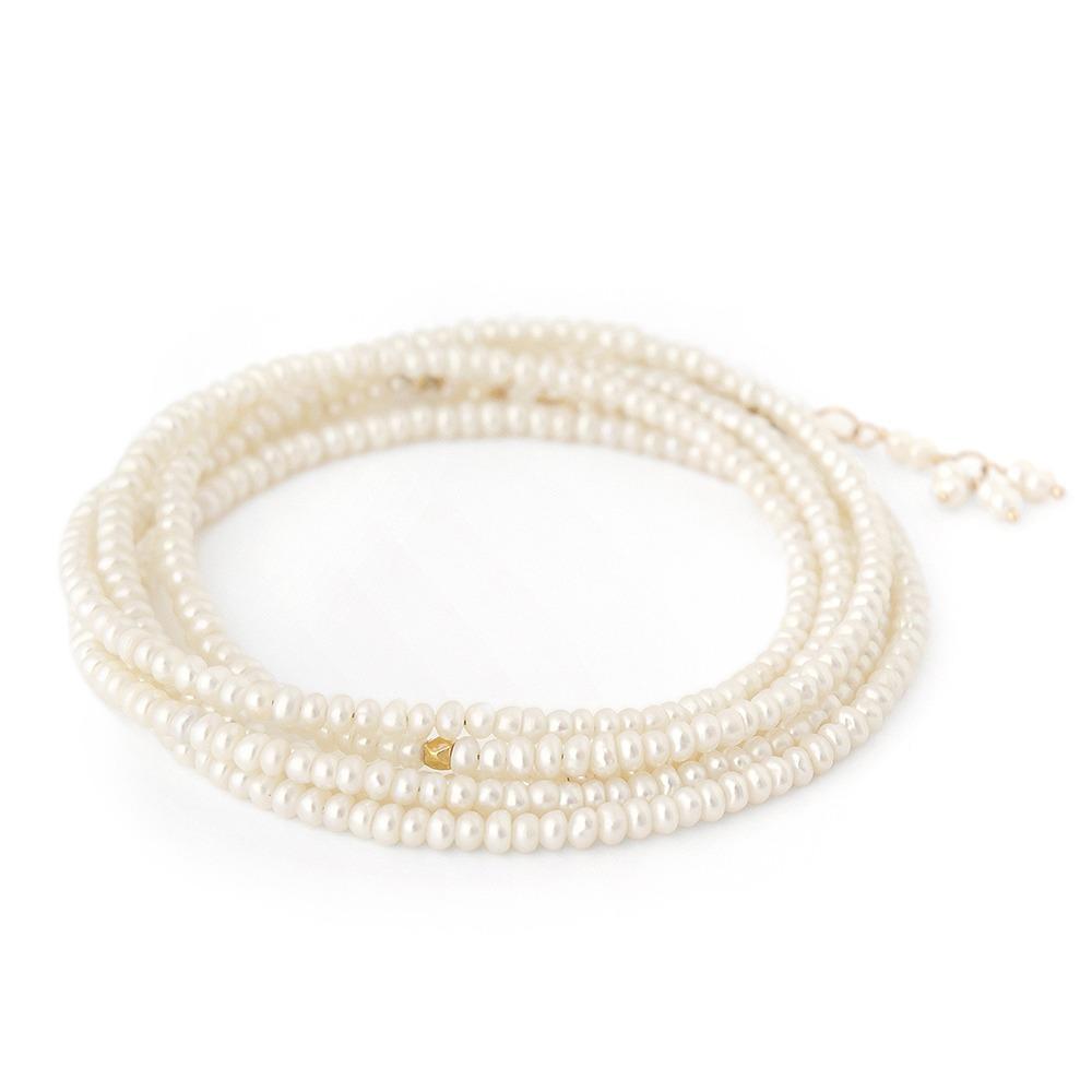 Pearl Wrap Bracelet - Magpie Jewellery
