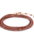 Red Garnet Wrap Bracelet - Magpie Jewellery