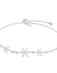 Triple Star Bracelet WG | Magpie Jewellery