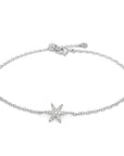 Diamond Pave Star Bracelet - Magpie Jewellery