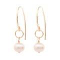 Freefall Pearl Earring Gold Fill | Magpie Jewellery