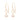 Freefall Pearl Earring Gold Fill | Magpie Jewellery