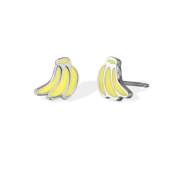 Banana Stud Earrings - Magpie Jewellery