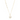 A large baroque pearl pendant anchors a 14-karat gold chain with a trio of baby keshi pearl on one side. 