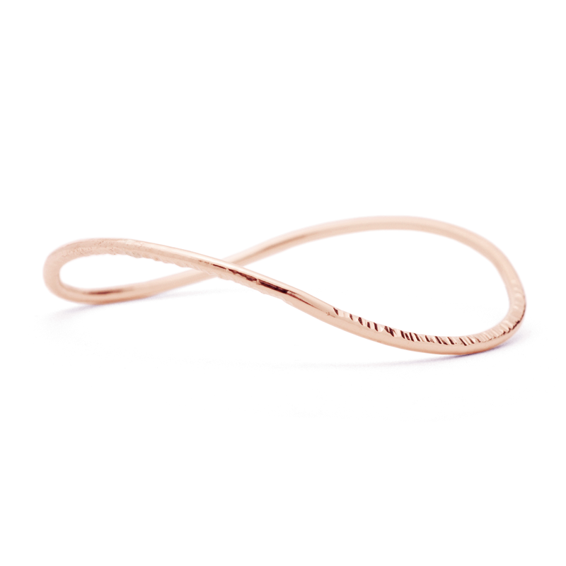 "Infinity" Slim Bangle - Magpie Jewellery