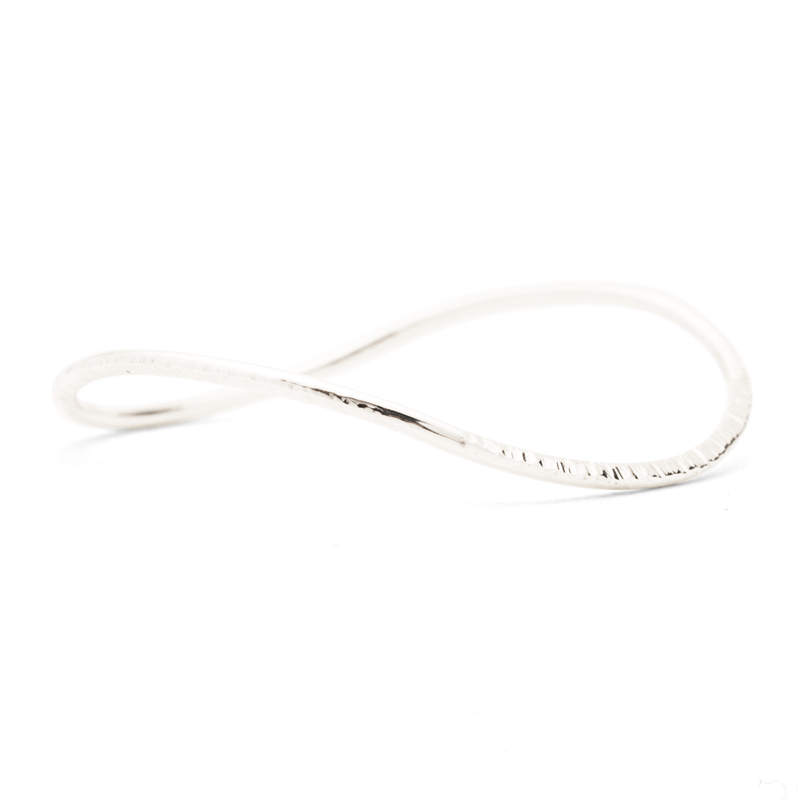 "Infinity" Slim Bangle - Magpie Jewellery