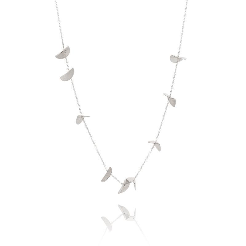 "Eucalyptus" Long Chain Necklace - Magpie Jewellery