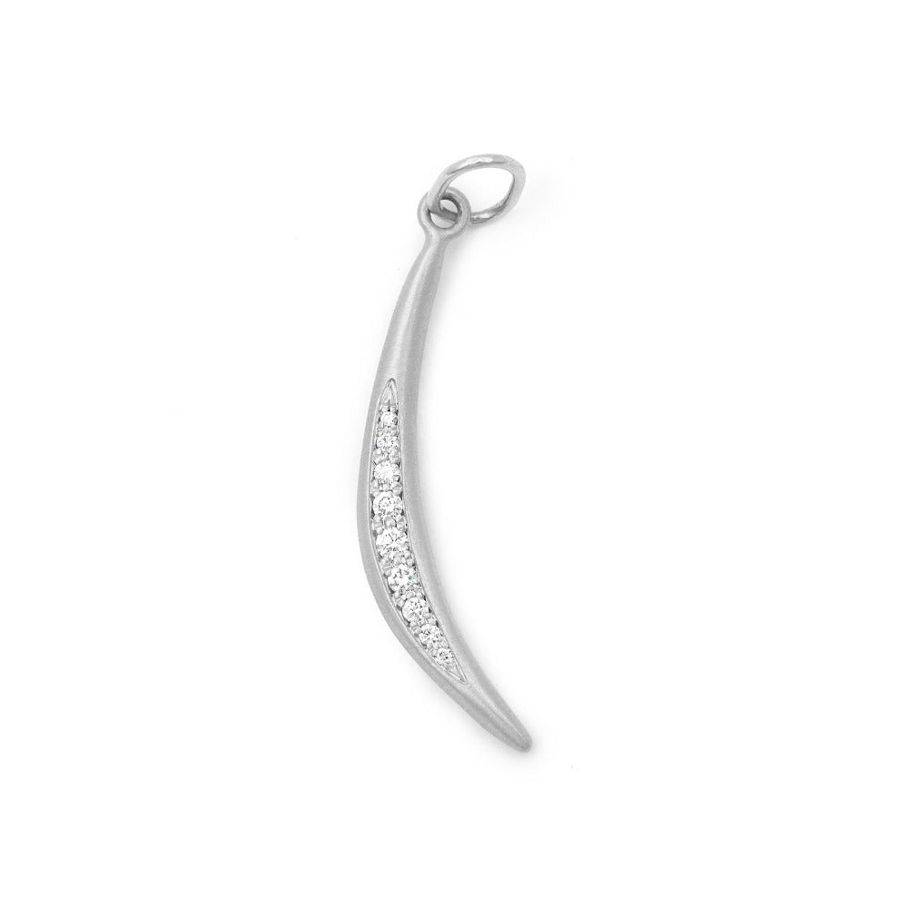 Crescent Diamond Flow Charm - Magpie Jewellery