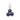 Trillium Gemstone Charm - Magpie Jewellery