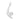 Gemstone Crescent Charm - Moonstone WG