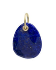 Small Trillion Gemstone Charm - Lapis | Magpie Jewellery