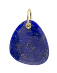 Large Trillion Gemstone Charm - Lapis | Magpie Jewellery
