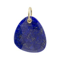 Large Trillion Gemstone Charm - Lapis | Magpie Jewellery