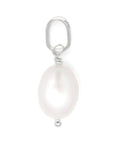 Oval Freshwater Pearl Charm - Magpie Jewellery