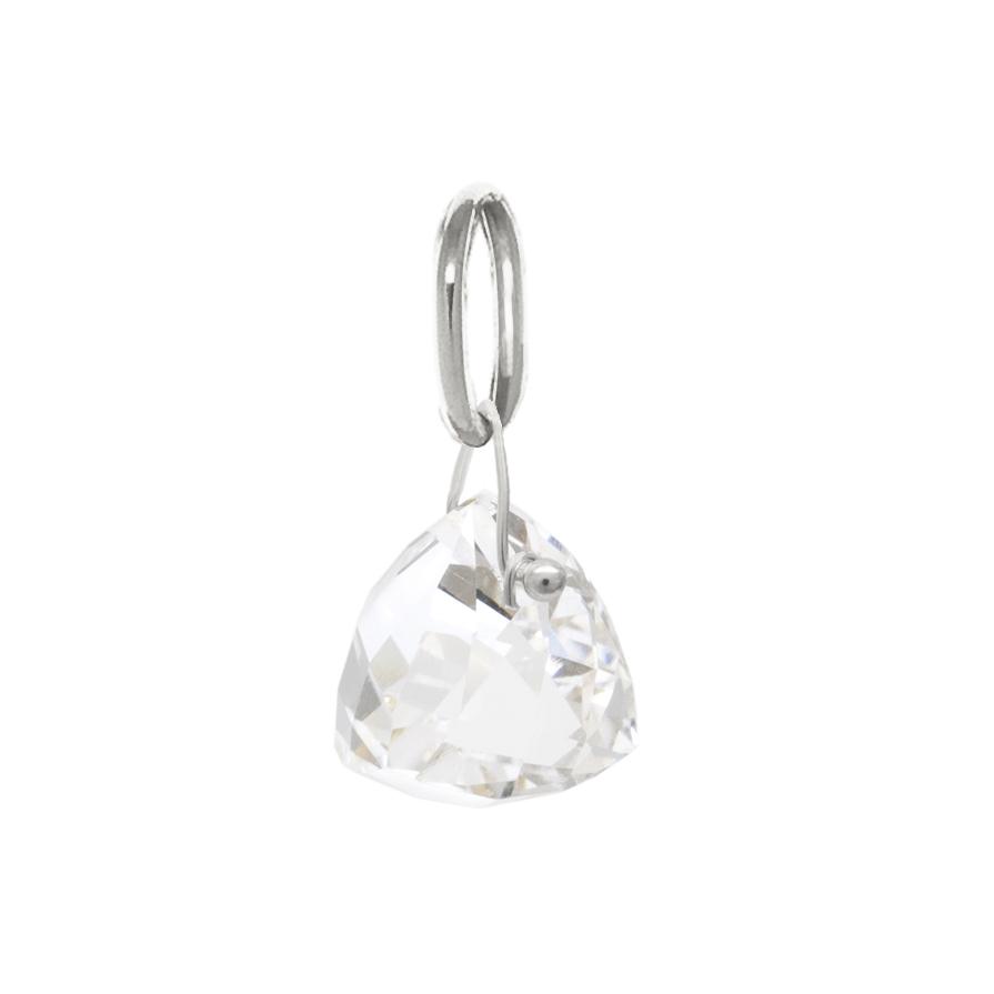 &#39;Luna&#39; Pyramid Gemstone Charm - Magpie Jewellery