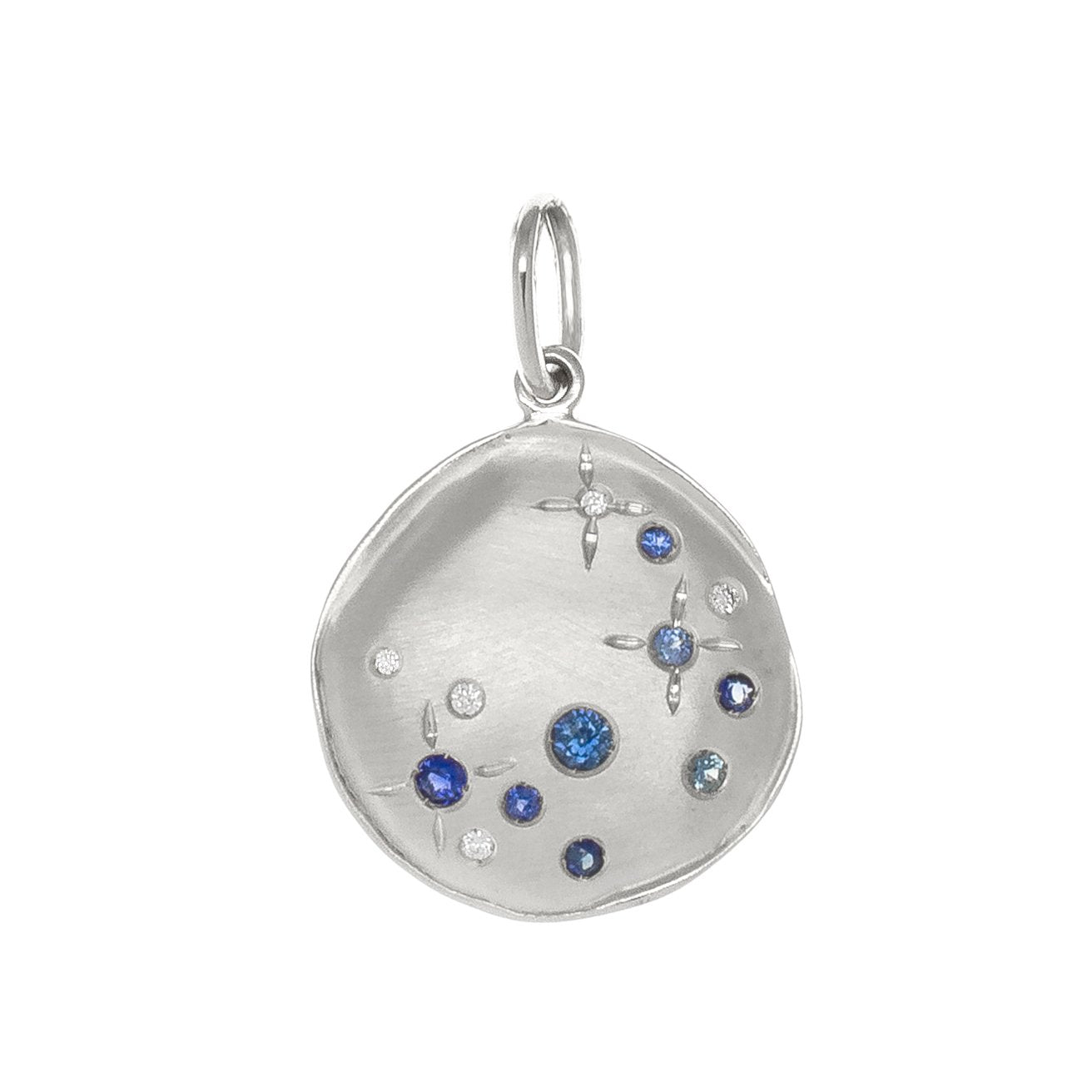 'Luna' Scattered Star Coin Charm - Magpie Jewellery