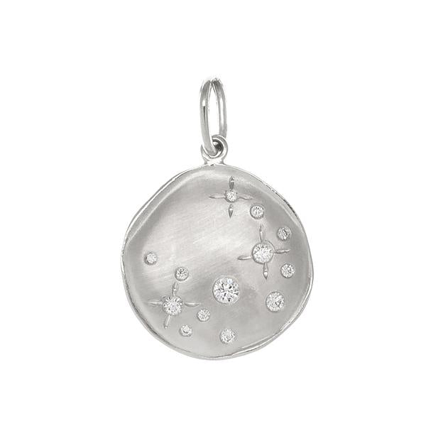 'Luna' Scattered Star Coin Charm - Magpie Jewellery