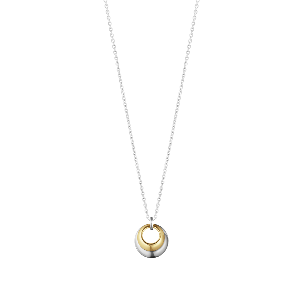 Curve 18K Gold and Silver Necklace - Magpie Jewellery