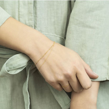 Gold Rippling Bracelet | Magpie Jewellery