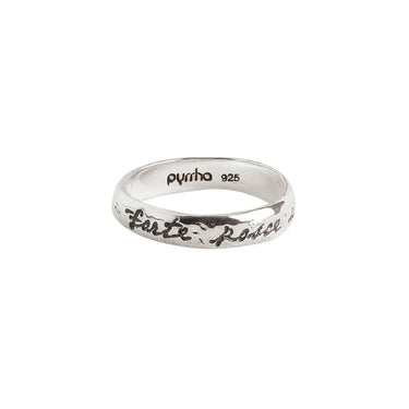 Courage To Challenge Life Poesy Ring | Magpie Jewellery