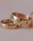 Wide Written in the Stars Ring - Magpie Jewellery