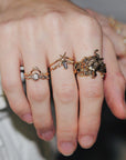 Medusa's Veil Ring - Magpie Jewellery