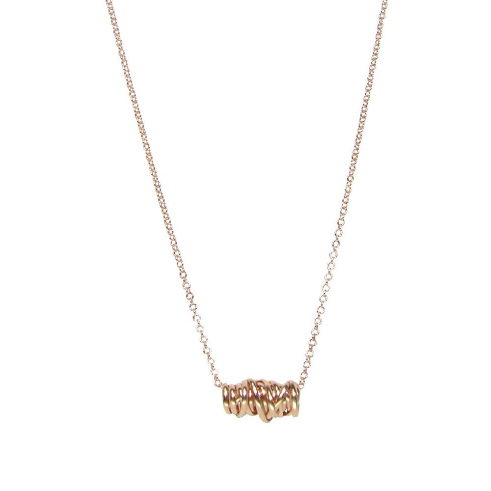 Twist Necklace - Mini | Magpie Jewellery | Rose Gold