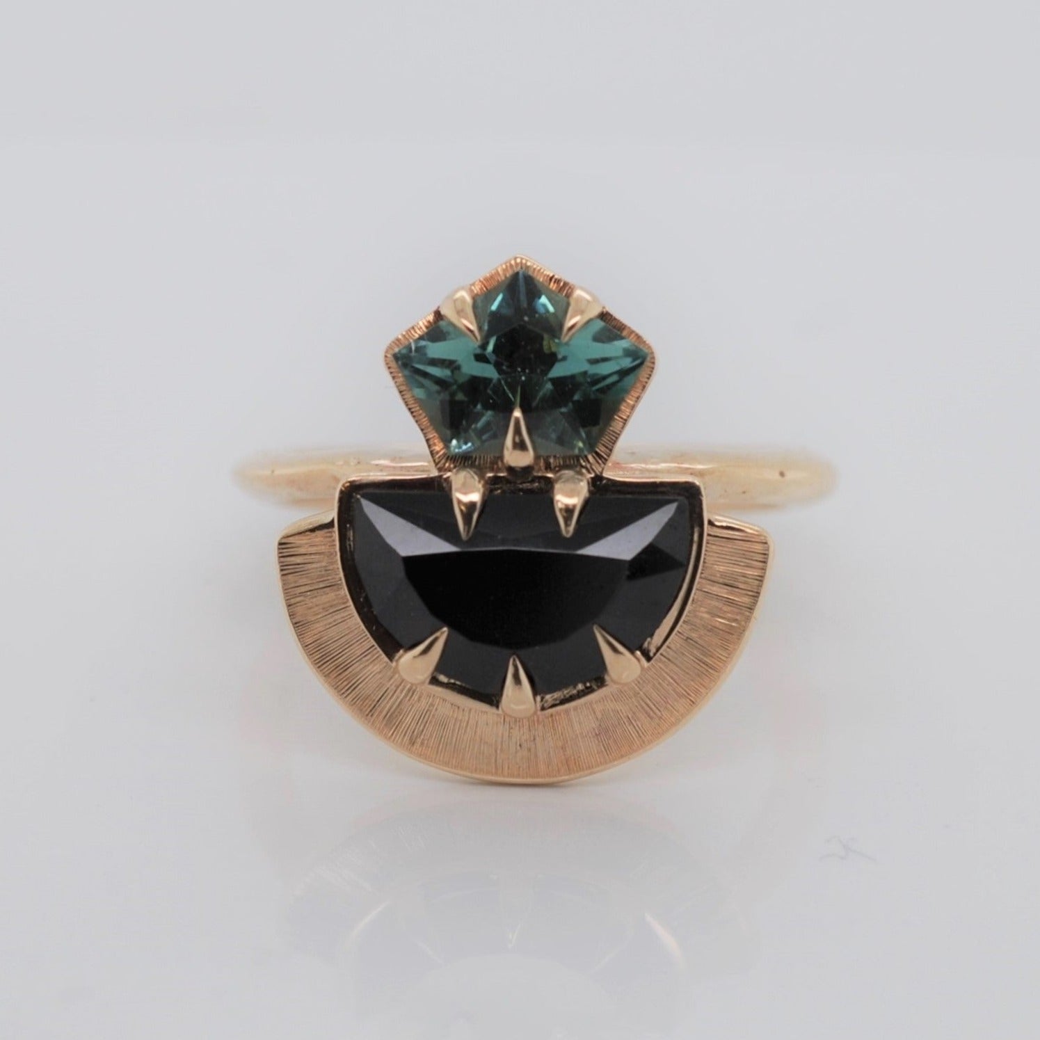 Yzma Spinel and Tourmaline Ring - Magpie Jewellery