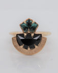 Yzma Spinel and Tourmaline Ring - Magpie Jewellery