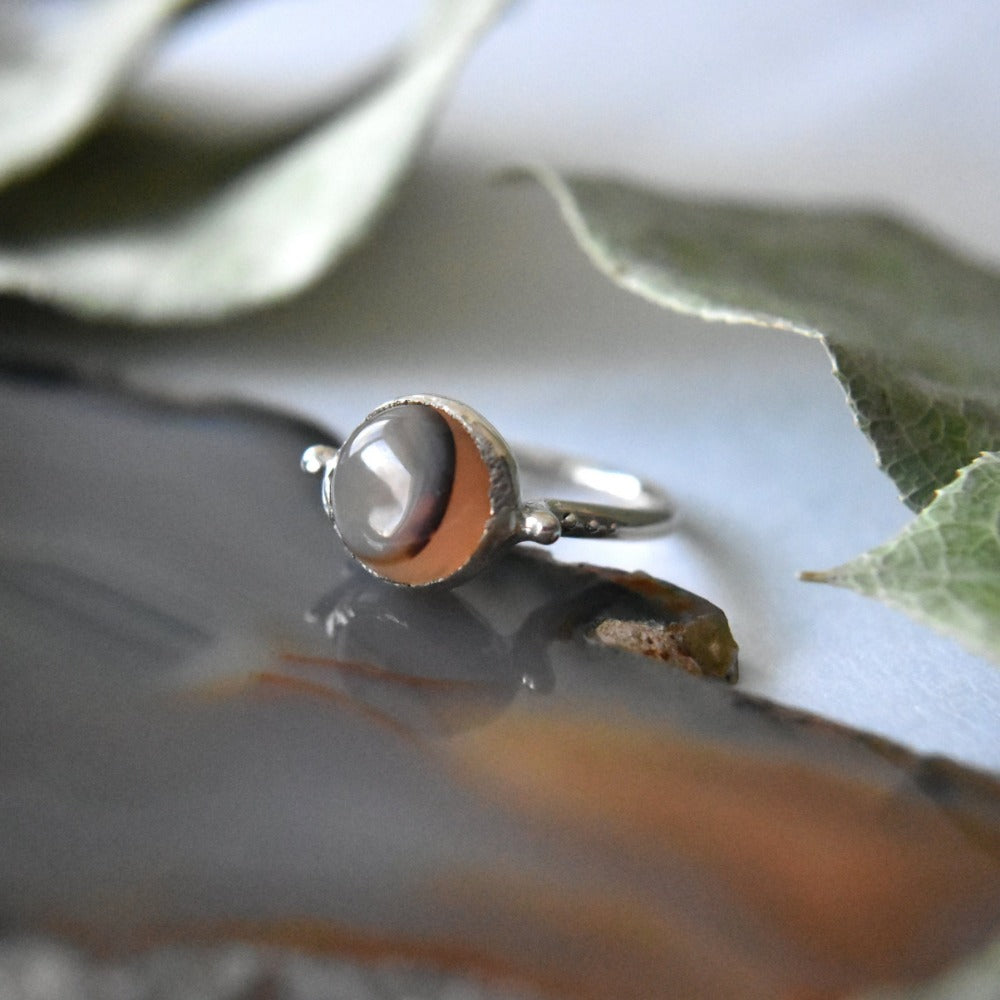 Montana Agate Ring - Magpie Jewellery