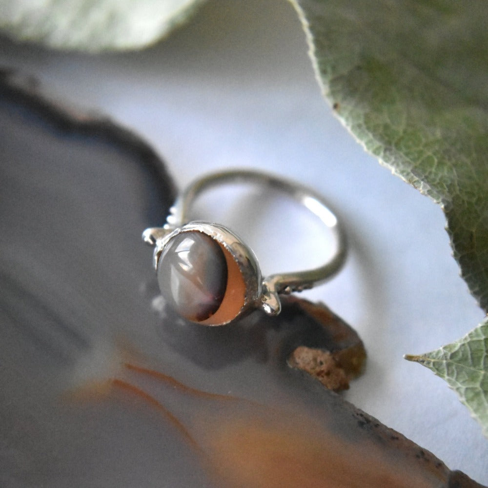 Montana Agate Ring - Magpie Jewellery