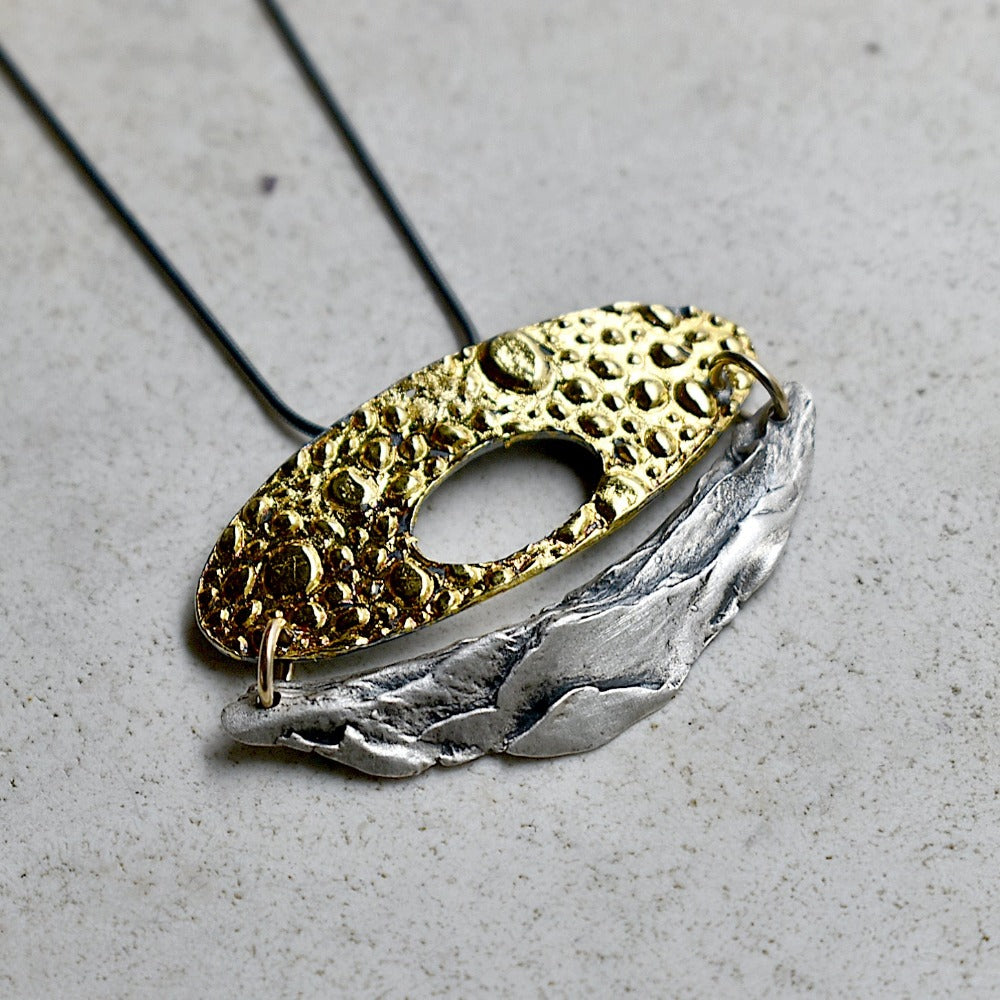 'Strata' Oval Necklace | Magpie Jewellery
