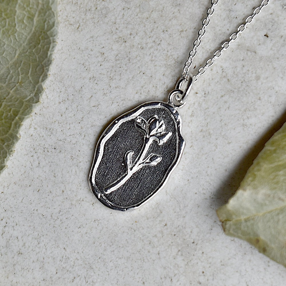 Flower of the Month Talisman Necklace