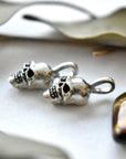 Silver Skull Pendant - Magpie Jewellery
