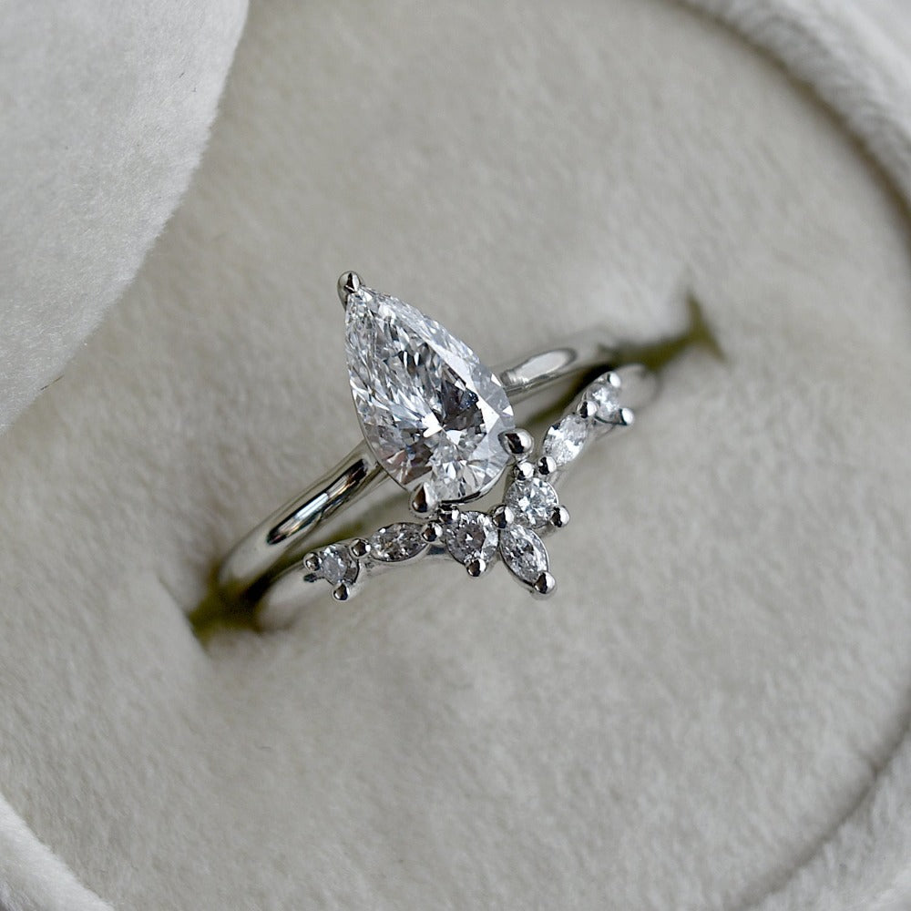 1.01ct Pear-Shaped Diamond Engagement Ring | Magpie Jewellery