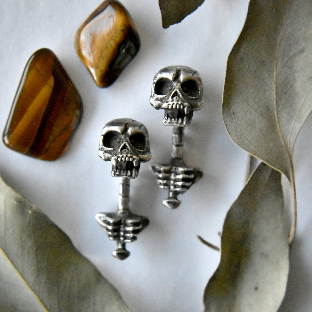 Skeleton Cufflinks - Magpie Jewellery