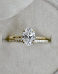 1.2ct Lab-Grown Oval Diamond Solitaire Engagement Ring