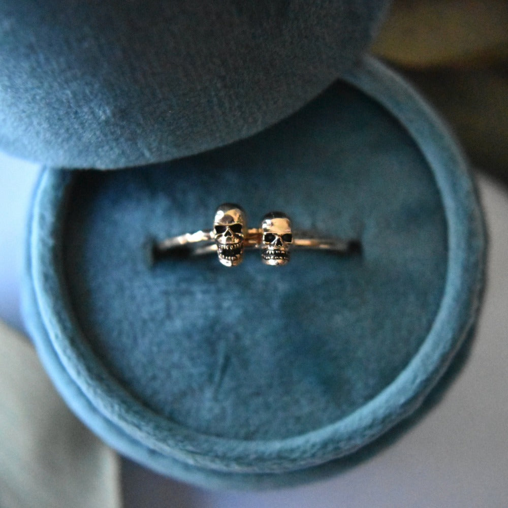 Petite Skull Ring - Magpie Jewellery