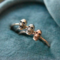 Petite Skull Ring - Magpie Jewellery