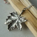 Canadian Maple Leaf Pendant - Magpie Jewellery