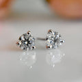 Martini Diamond Studs - Magpie Jewellery