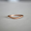 14K Fairmined Gold 'Flo' Wave  Band | Magpie Jewellery