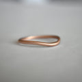 14K Fairmined Gold 'Flo' Wave  Band | Magpie Jewellery