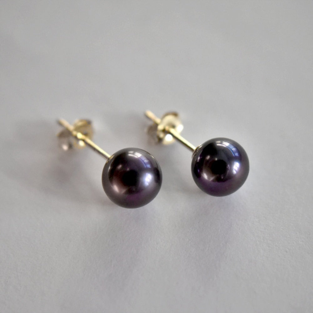 14K Pearl Studs - Magpie Jewellery